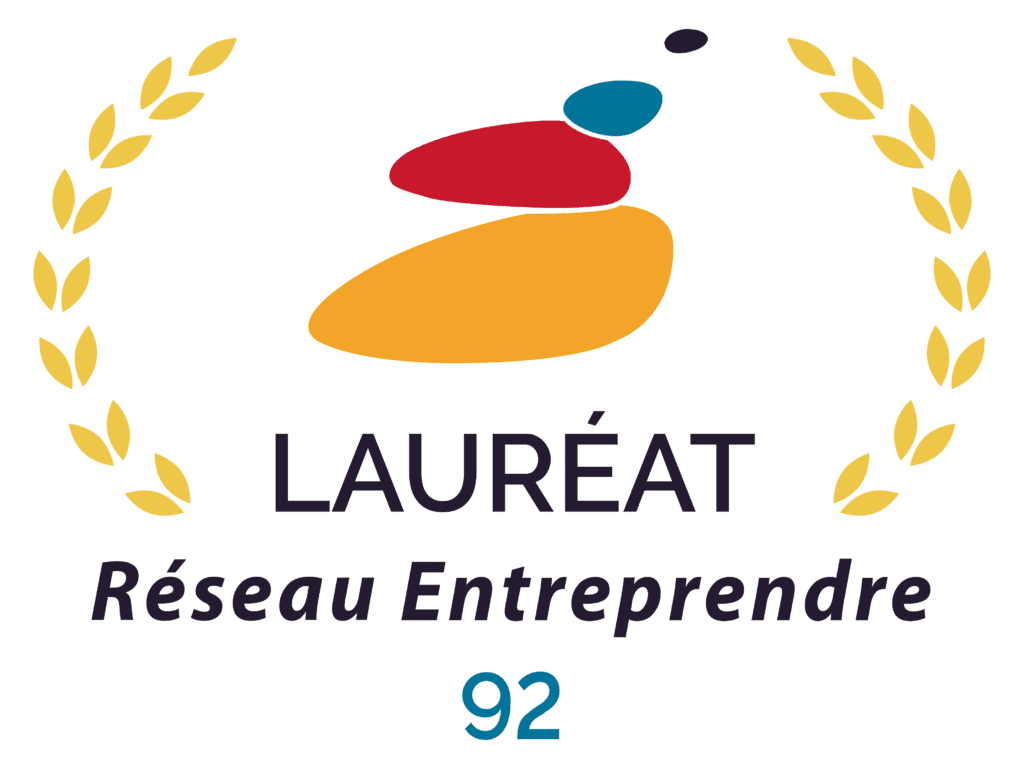 Logo Lauréat réseau entreprendre 92
