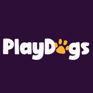 Logo PlayDogs fond violet